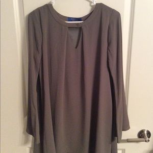 Olive green long sleep tunic